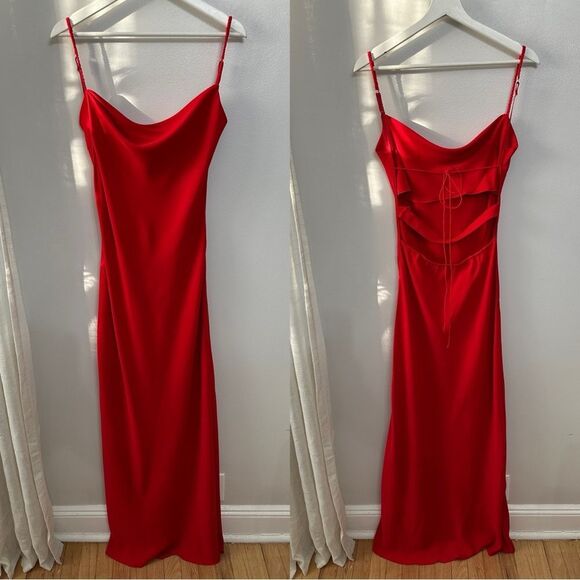 Anna October Yelena Red Maxi Dress - Picture 2 of 7